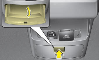 Kia Carnival: Storage compart Kia Carnival: Storage compart.