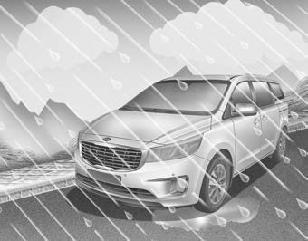 Kia Carnival: Driving in the rain Kia Carnival: Driving in the rain. Rain and wet roads can make driving dangerous, especially if you’re not prepared
