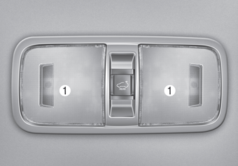 Kia Carnival: Room lamp Kia Carnival: Room lamp. Type A