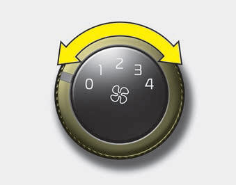 Kia Carnival: Heating and air conditioning Kia Carnival: Heating and air conditioning. The ignition switch must be in the ON position for fan operation.