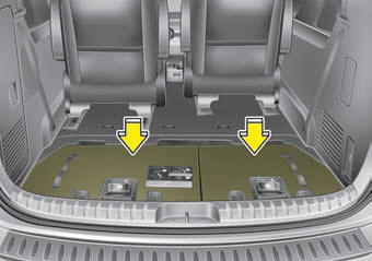Kia Carnival: Rear seat adjustment Kia Carnival: Rear seat adjustment. 2. Pull up the seat by using the stowing lever.