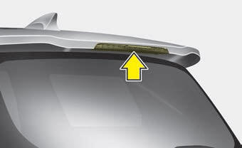 Kia Carnival: High mounted stop lamp replacement Kia Carnival: High mounted stop lamp replacement.