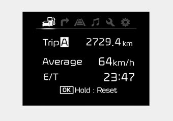 Kia Carnival: Trip A/B Kia Carnival: Trip A/B. Type B, C