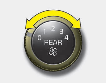 Kia Carnival: Rear climate control Kia Carnival: Rear climate control. From front seat