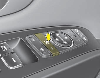 Kia Carnival: Power windows Kia Carnival: Power windows. • The driver can disable the power window switches on a rear passenger door and