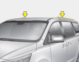 Kia Carnival: Roof rack Kia Carnival: Roof rack. If the vehicle has a roof rack, you can load cargo on top of your vehicle.