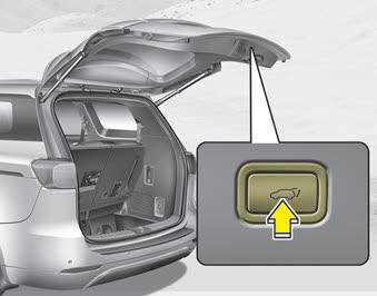 Kia Carnival: Power tailgate operation Kia Carnival: Power tailgate operation.